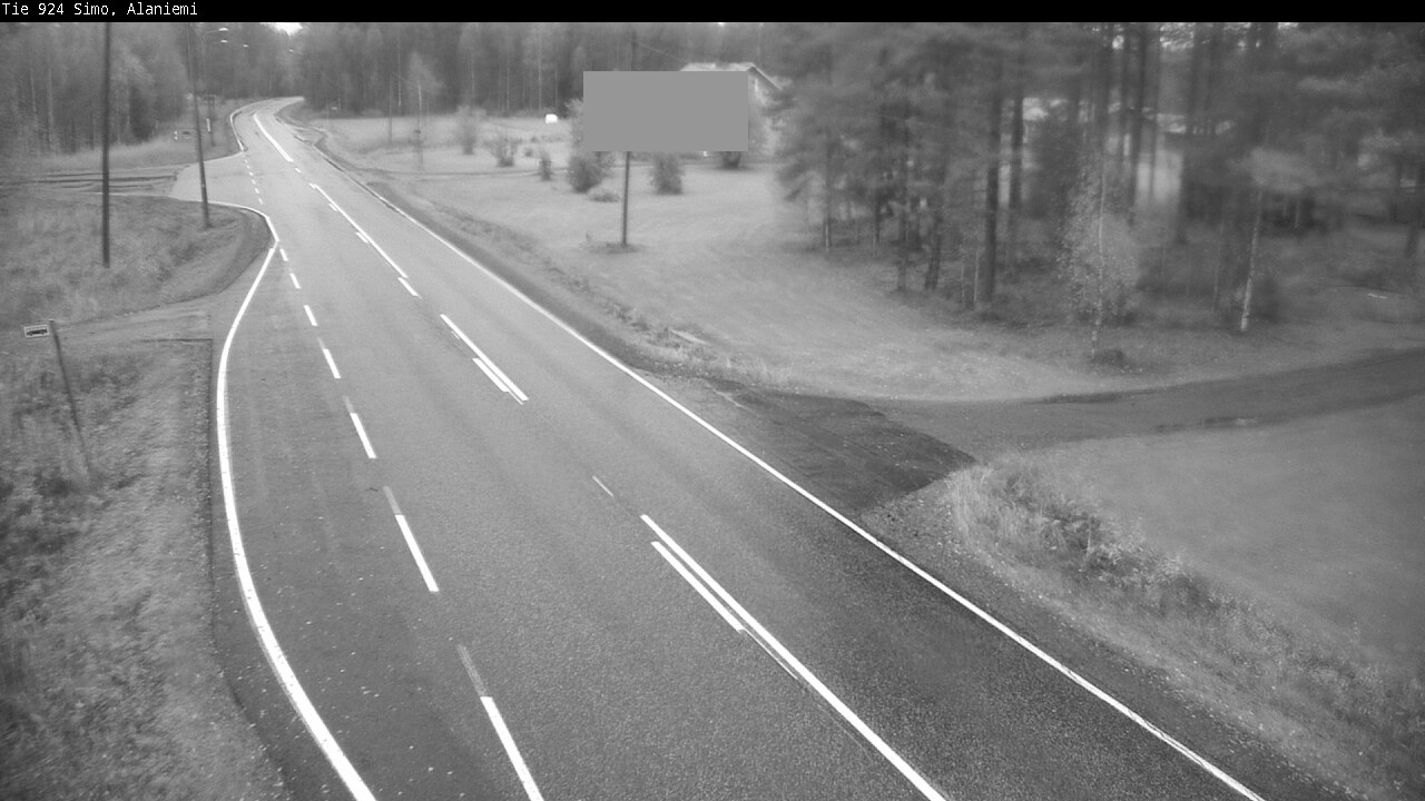 Weather Camera Image Road 924 Simo, Alaniemi, Simo, Lappi