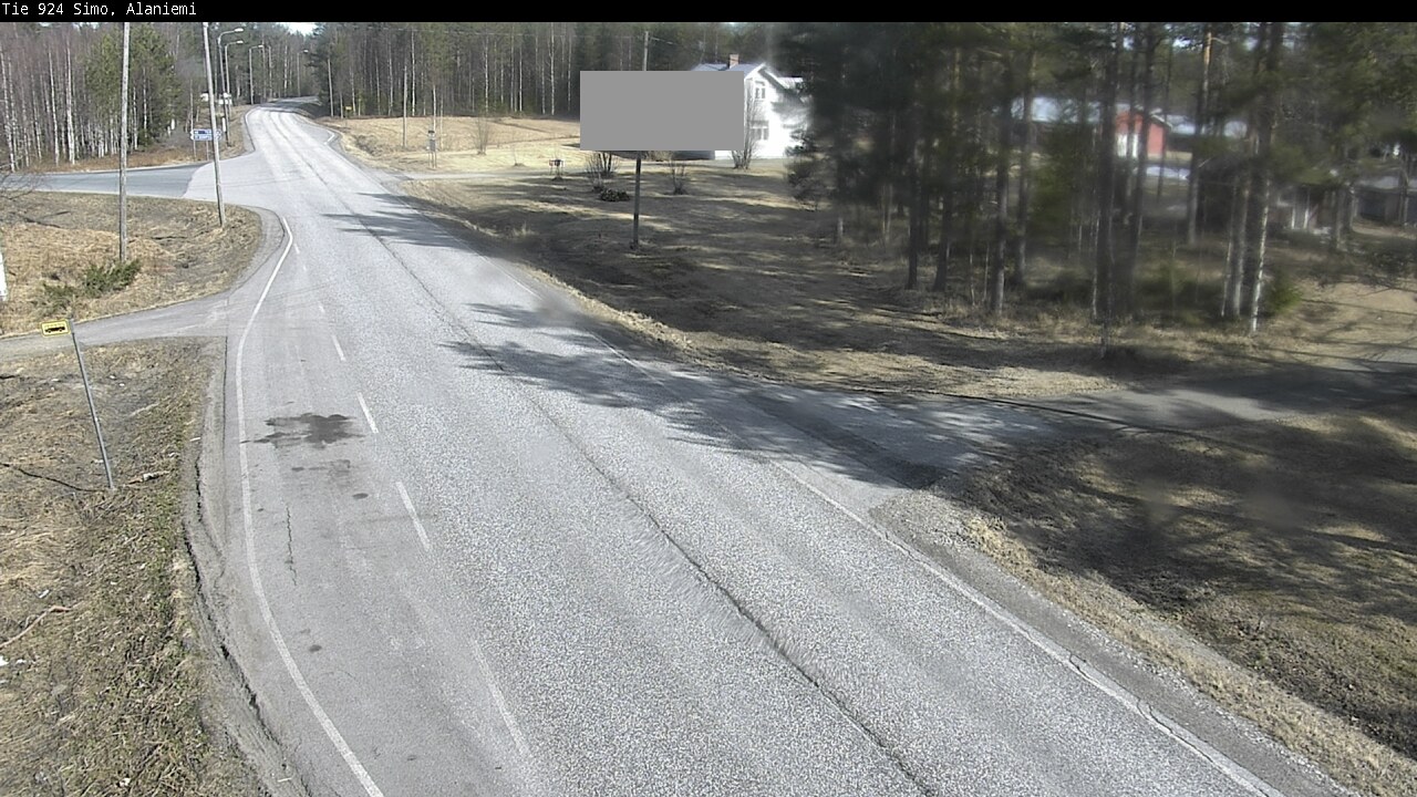 Weather Camera Image Väg 924 Simo, Alaniemi, Simo, Lappi