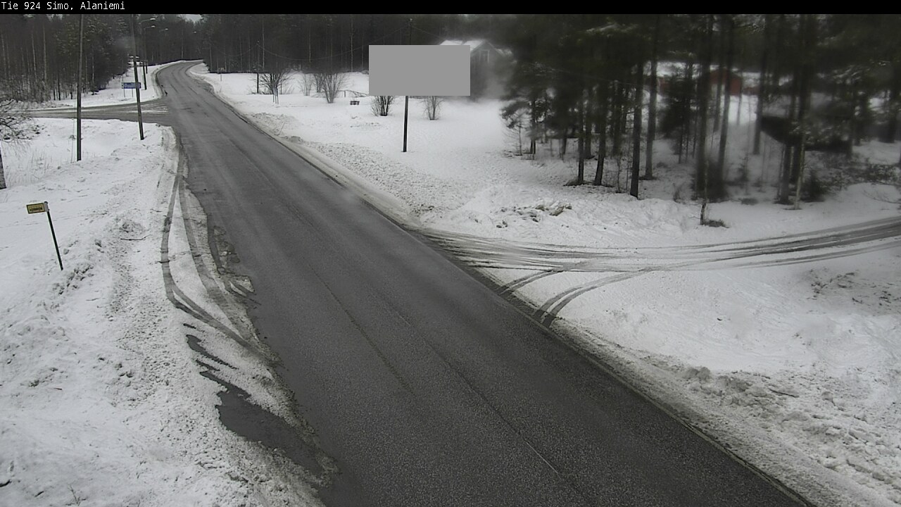 Kelikamerat Kuva Tie 924 Simo, Alaniemi, Simo, Lappi