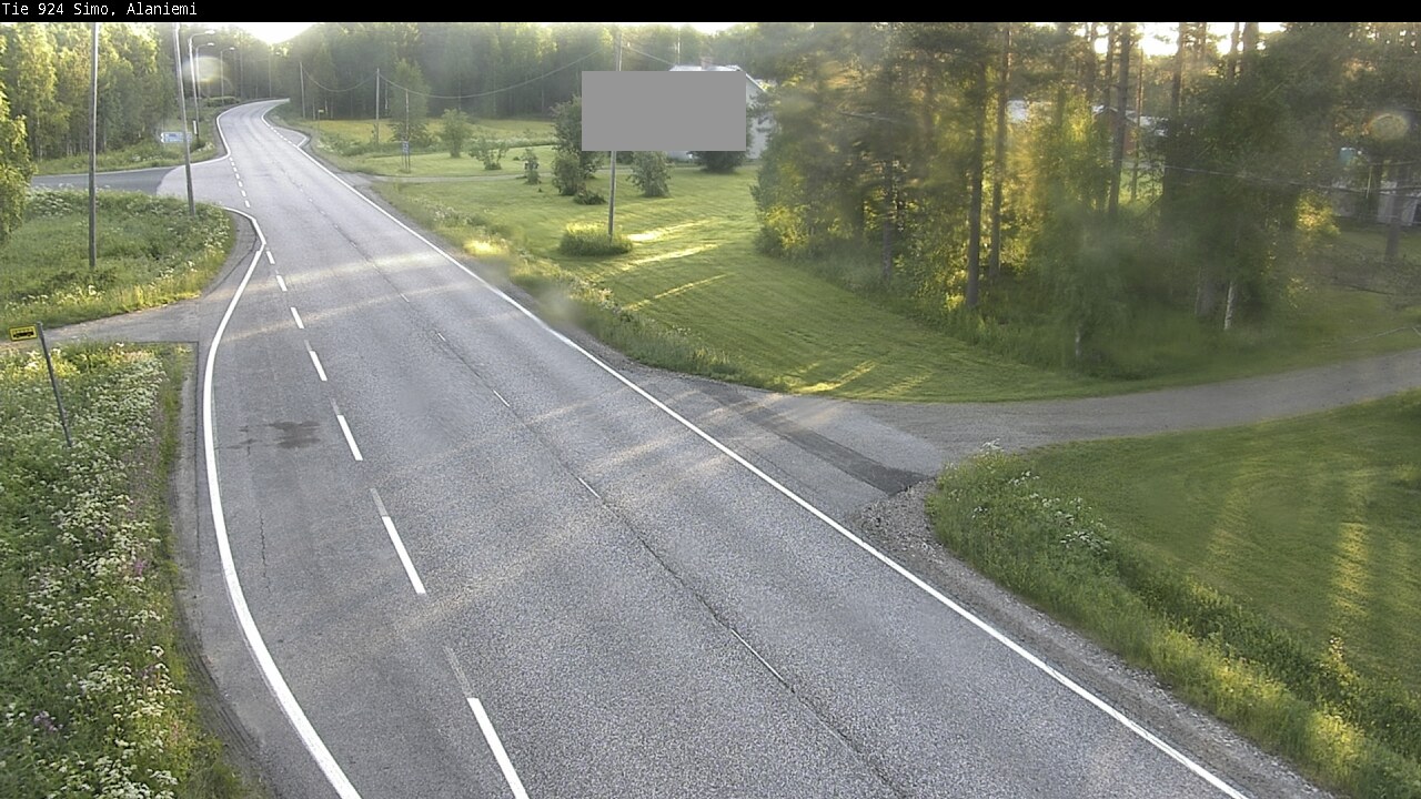 Weather Camera Image Väg 924 Simo, Alaniemi, Simo, Lappi