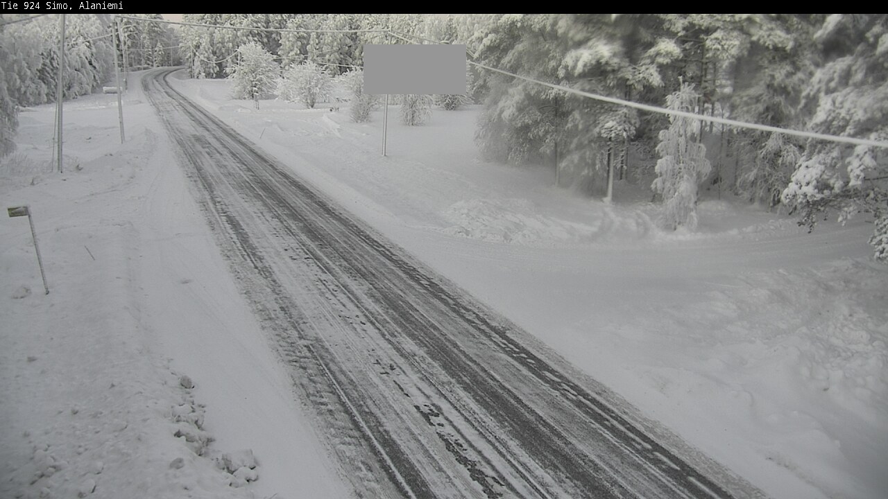 Kelikamerat Kuva Tie 924 Simo, Alaniemi, Simo, Lappi