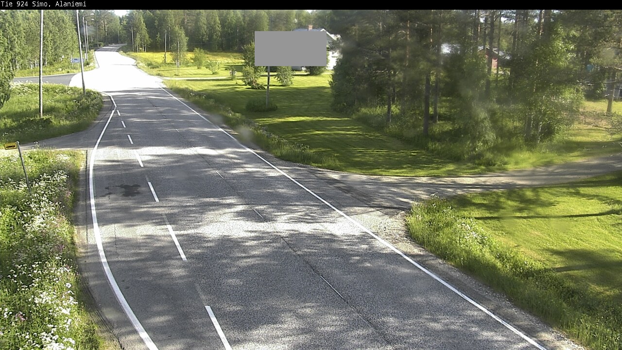 Weather Camera Image Väg 924 Simo, Alaniemi, Simo, Lappi