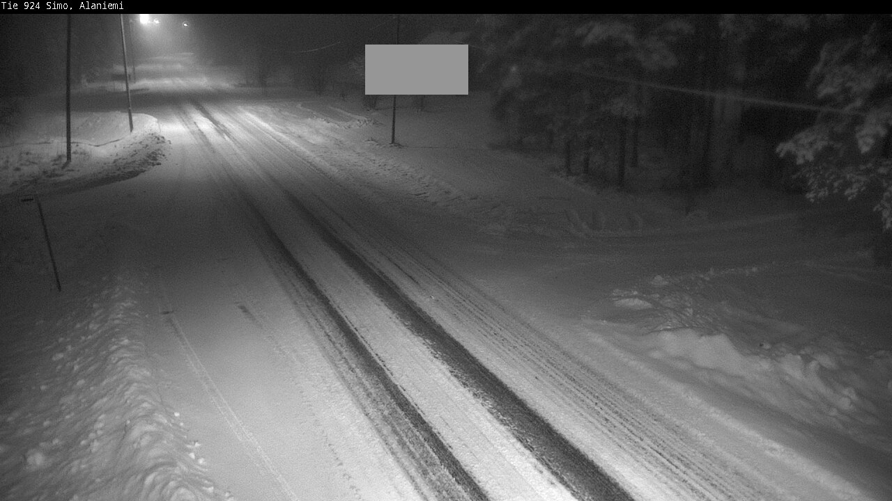 Weather Camera Image Road 924 Simo, Alaniemi, Simo, Lappi