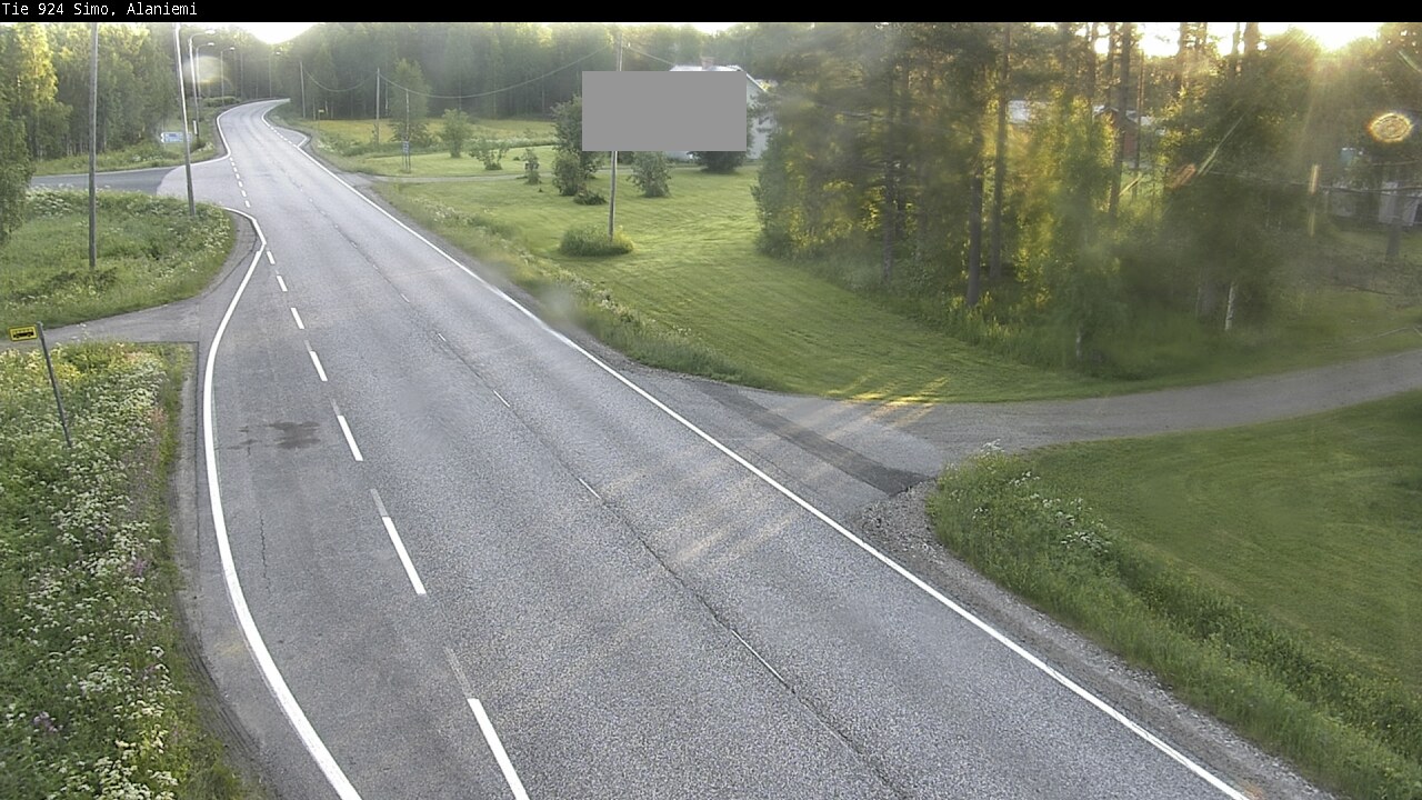 Weather Camera Image Väg 924 Simo, Alaniemi, Simo, Lappi