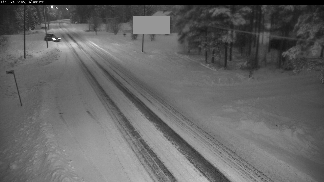 Weather Camera Image Road 924 Simo, Alaniemi, Simo, Lappi
