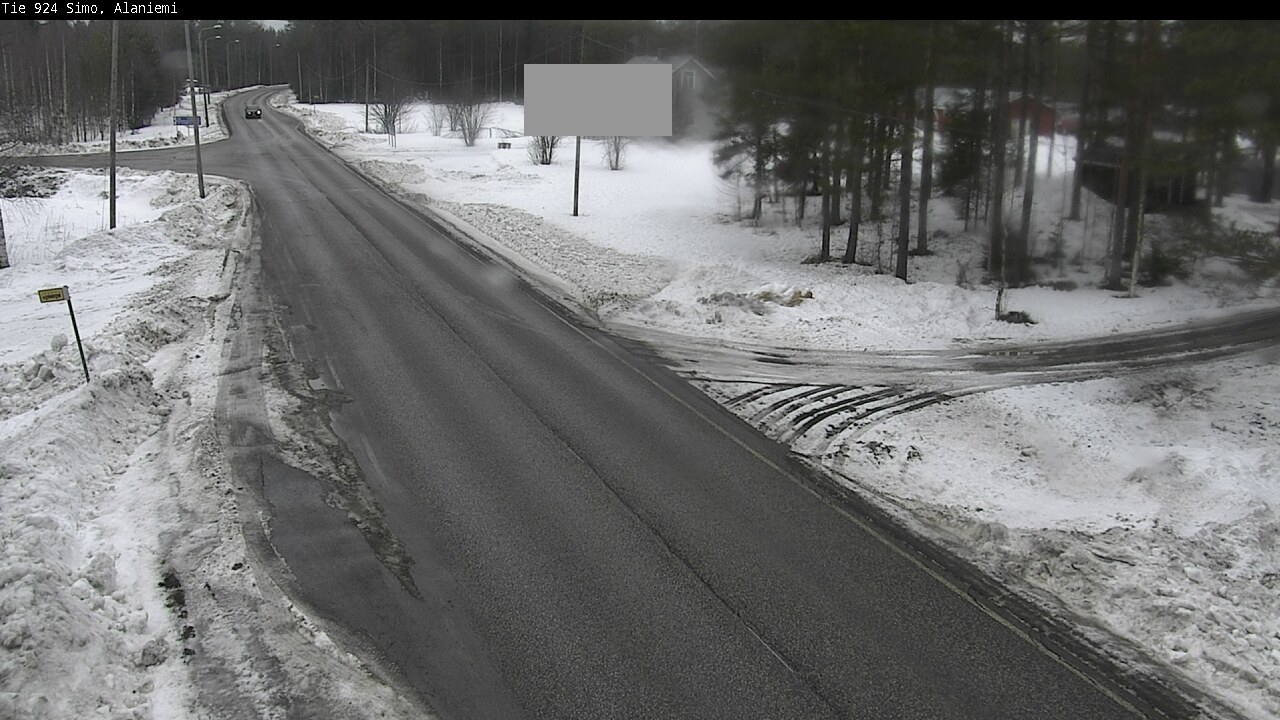 Weather Camera Image Road 924 Simo, Alaniemi, Simo, Lappi