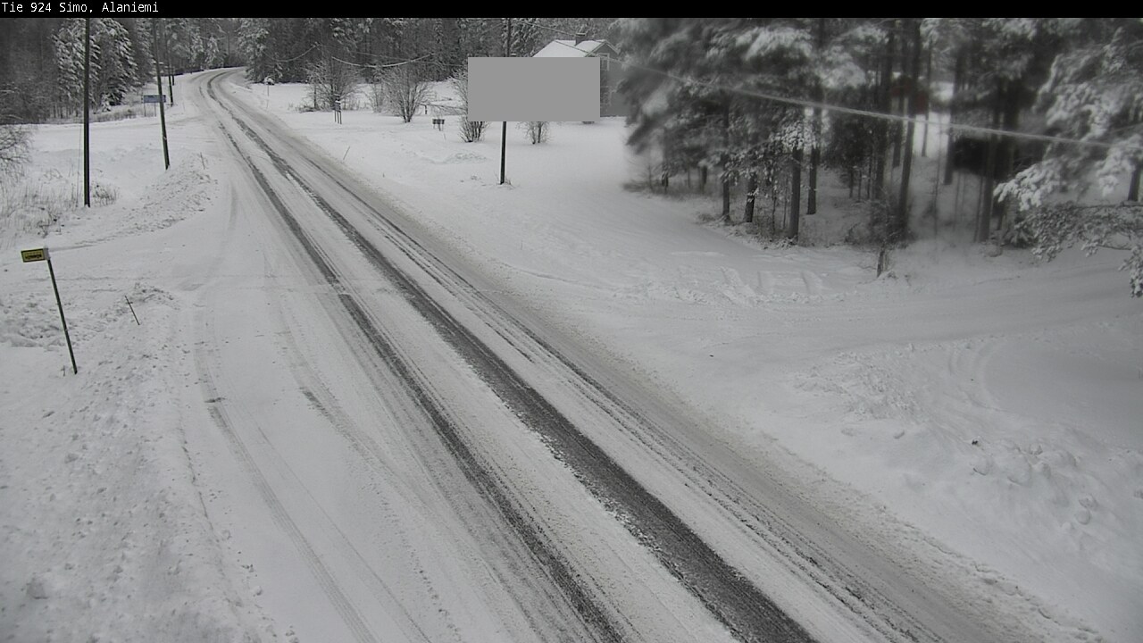 Weather Camera Image Road 924 Simo, Alaniemi, Simo, Lappi