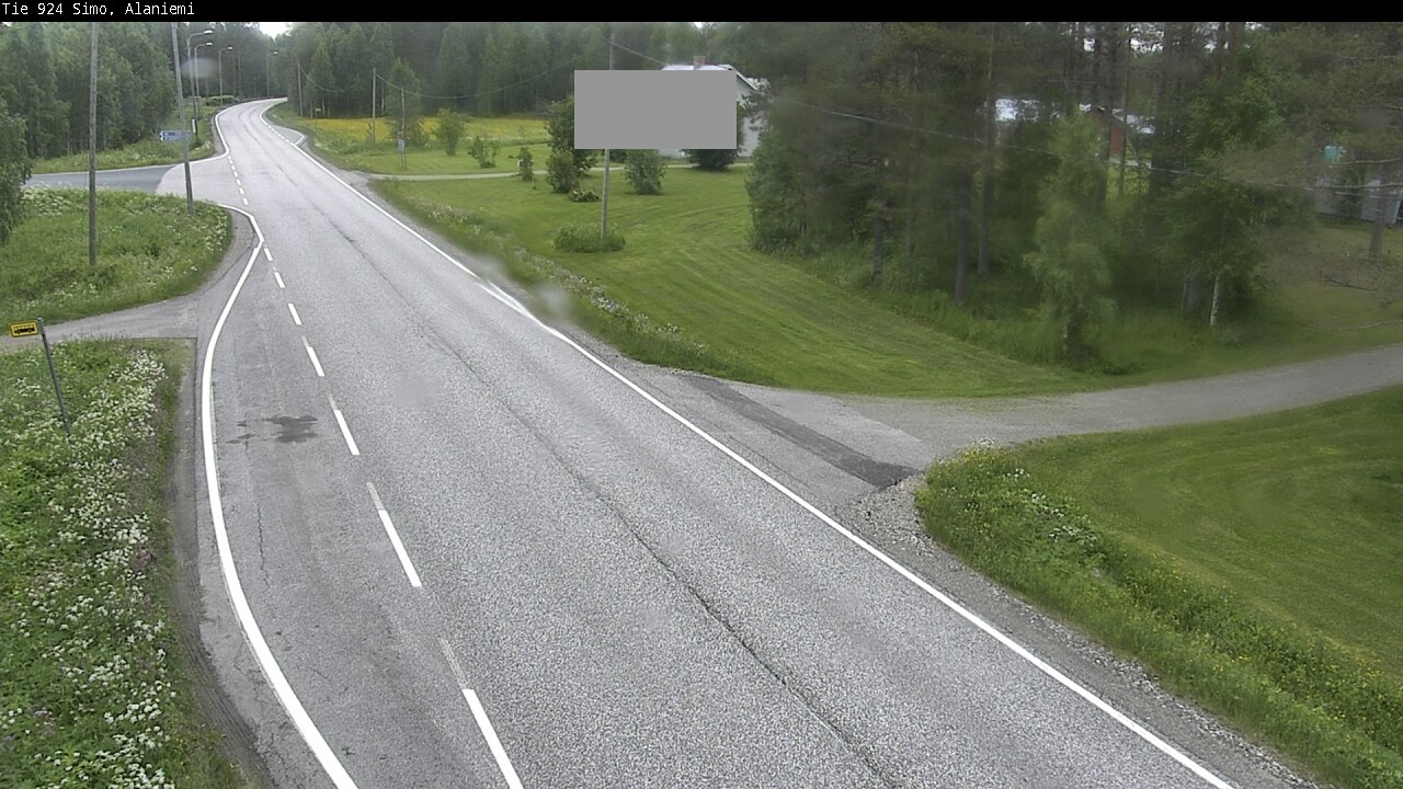 Kelikamerat Kuva Tie 924 Simo, Alaniemi, Simo, Lappi