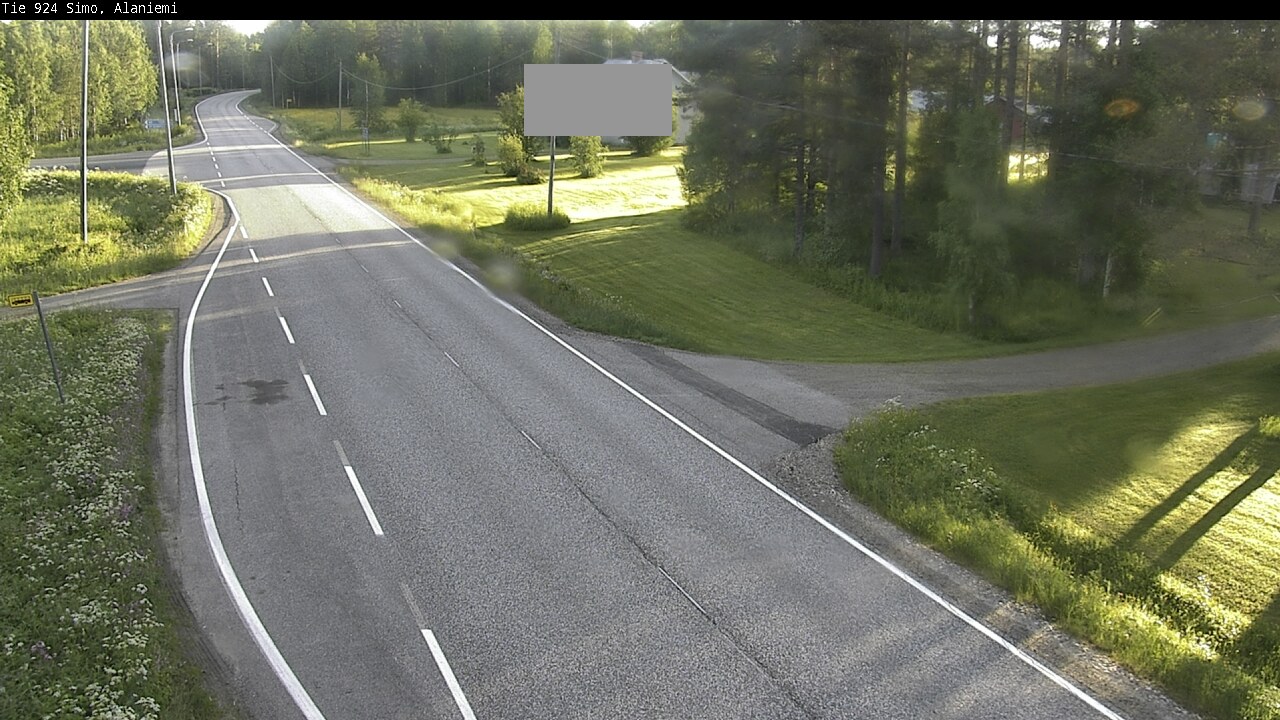 Weather Camera Image Väg 924 Simo, Alaniemi, Simo, Lappi