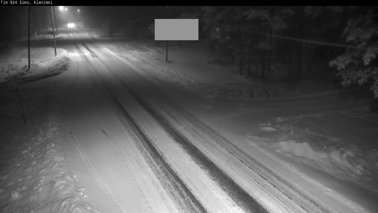 Weather Camera Image Road 924 Simo, Alaniemi, Simo, Lappi