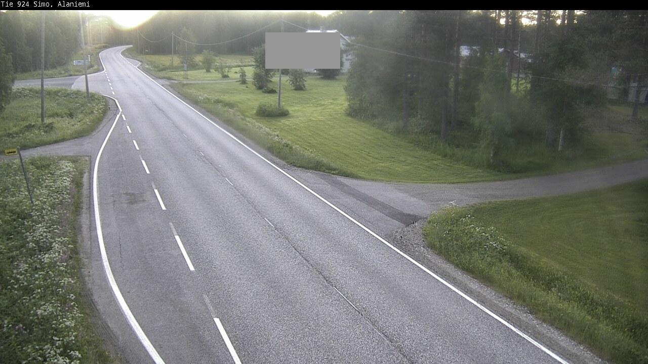 Weather Camera Image Väg 924 Simo, Alaniemi, Simo, Lappi