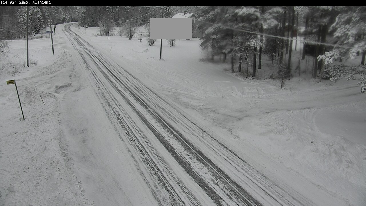 Kelikamerat Kuva Tie 924 Simo, Alaniemi, Simo, Lappi