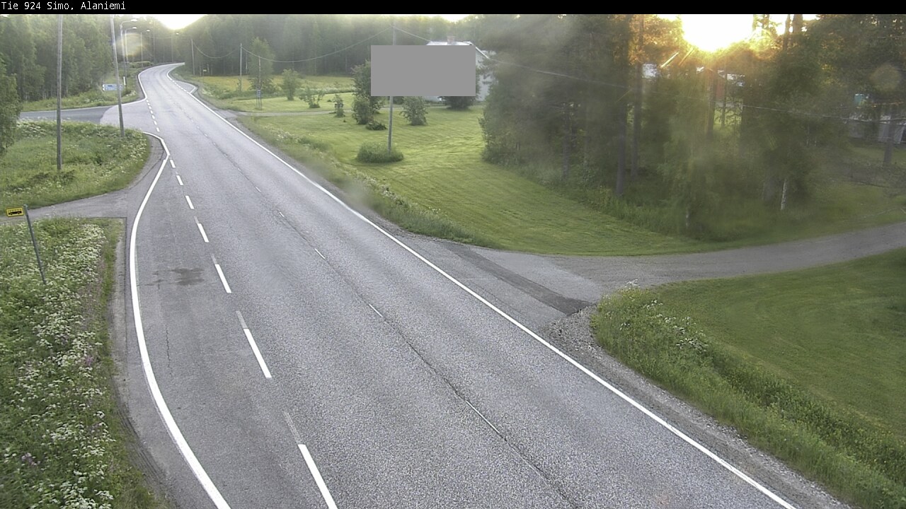 Weather Camera Image Väg 924 Simo, Alaniemi, Simo, Lappi