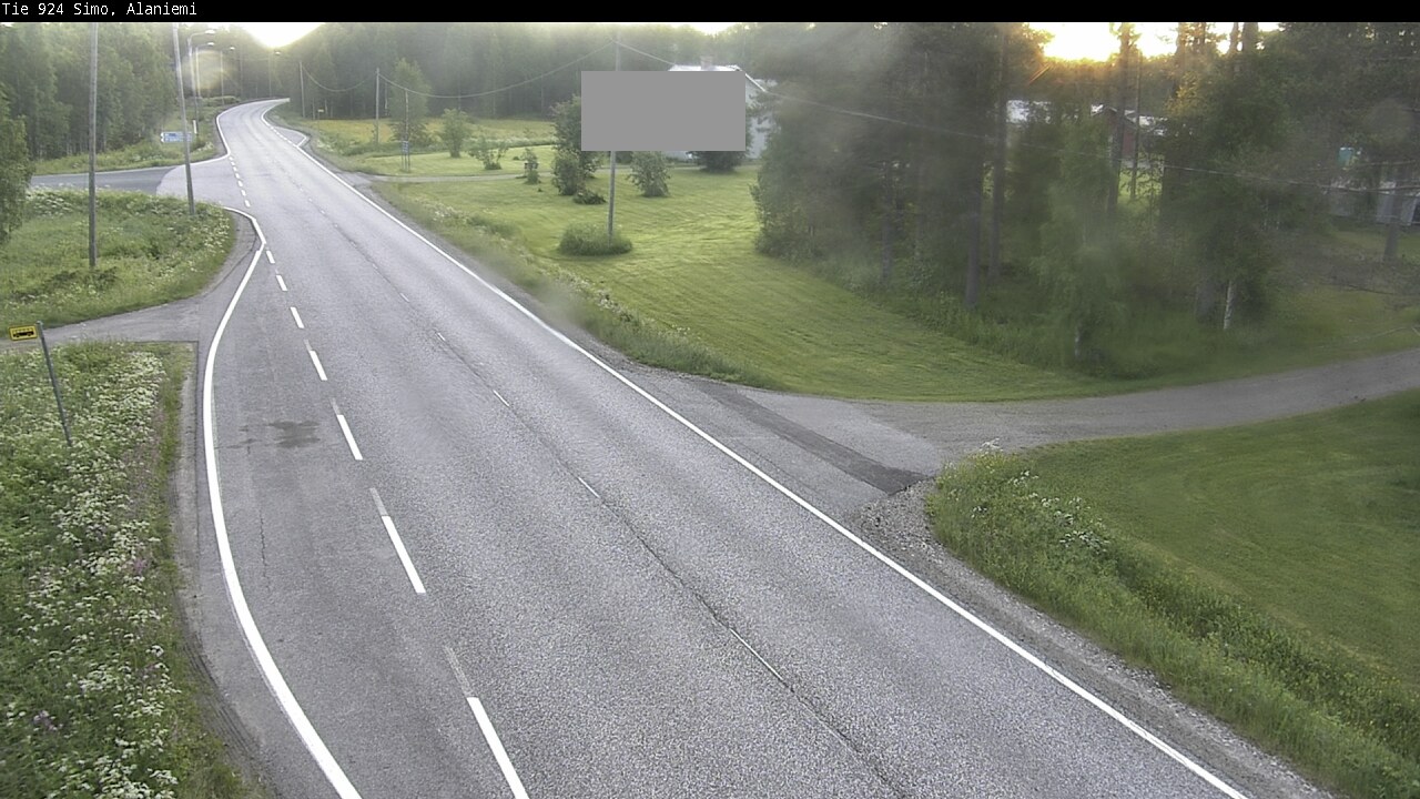 Weather Camera Image Väg 924 Simo, Alaniemi, Simo, Lappi