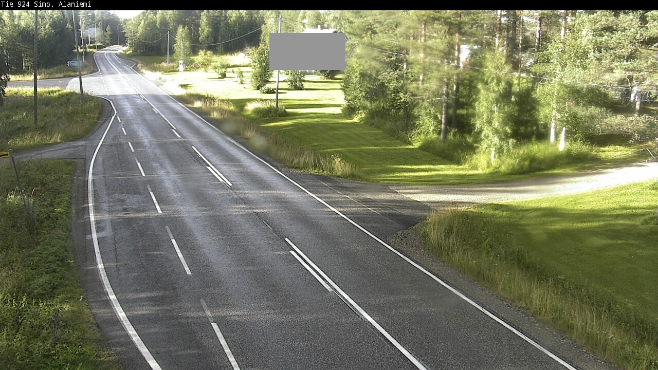 Kelikamerat Kuva Tie 924 Simo, Alaniemi, Simo, Lappi