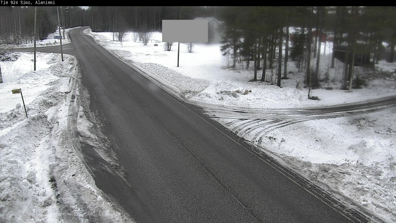 Kelikamerat Kuva Tie 924 Simo, Alaniemi, Simo, Lappi