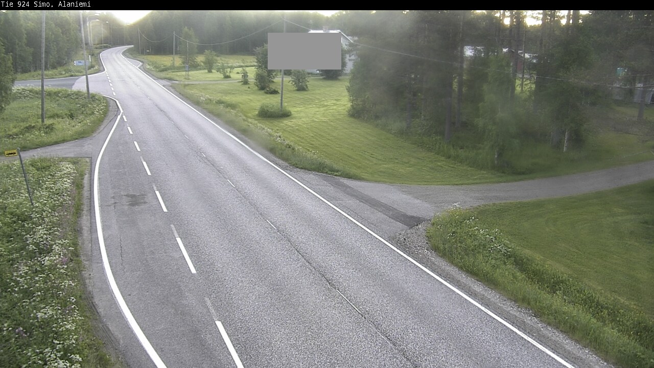 Weather Camera Image Väg 924 Simo, Alaniemi, Simo, Lappi
