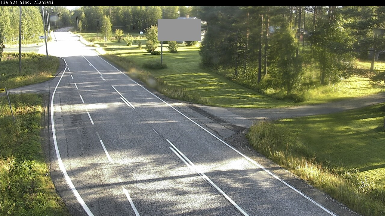 Kelikamerat Kuva Tie 924 Simo, Alaniemi, Simo, Lappi
