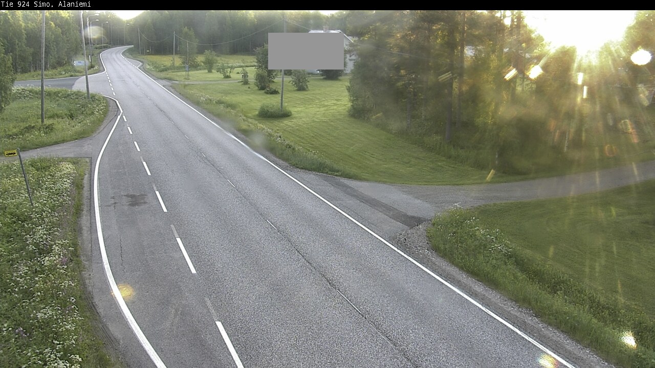 Weather Camera Image Väg 924 Simo, Alaniemi, Simo, Lappi