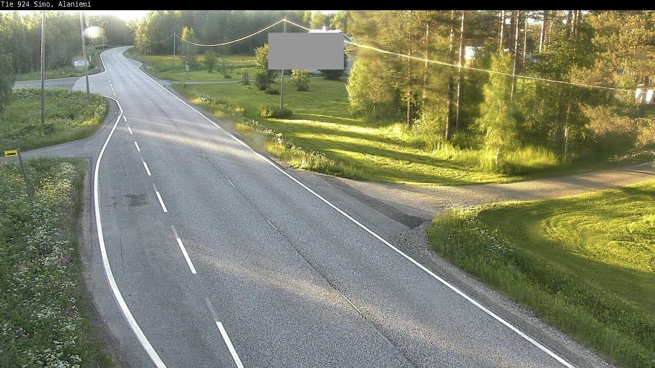 Weather Camera Image Väg 924 Simo, Alaniemi, Simo, Lappi