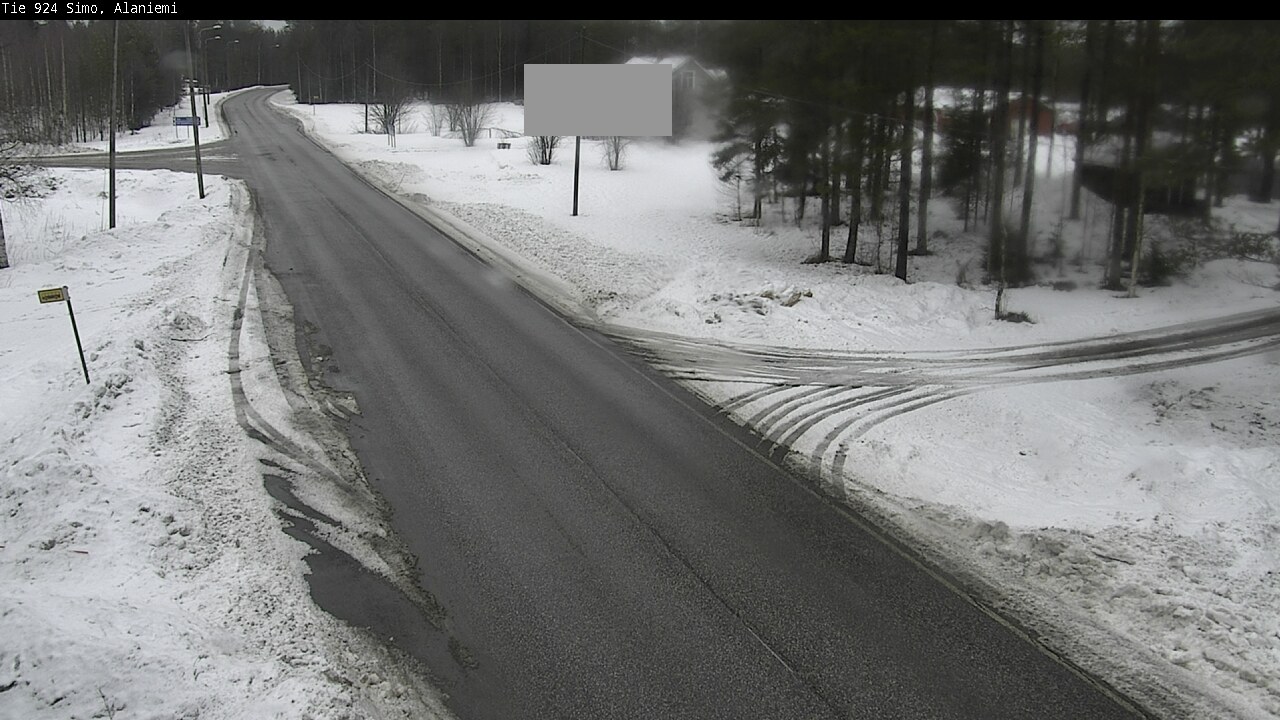 Kelikamerat Kuva Tie 924 Simo, Alaniemi, Simo, Lappi