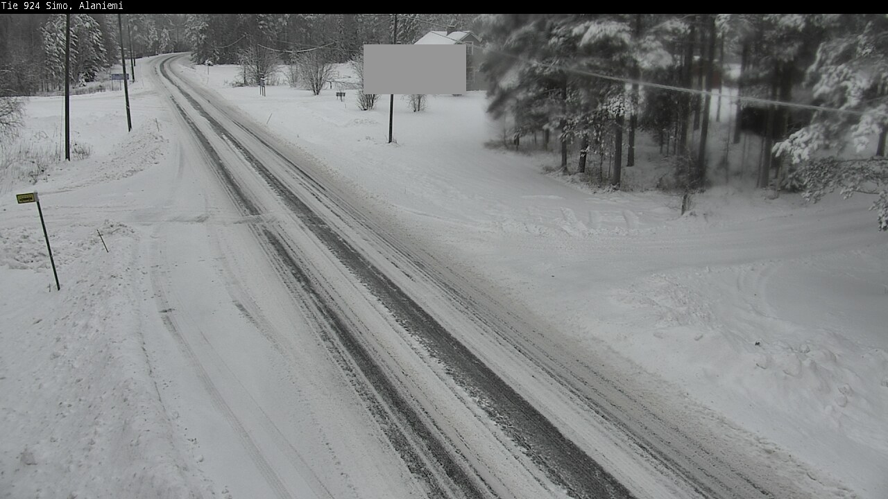 Weather Camera Image Road 924 Simo, Alaniemi, Simo, Lappi