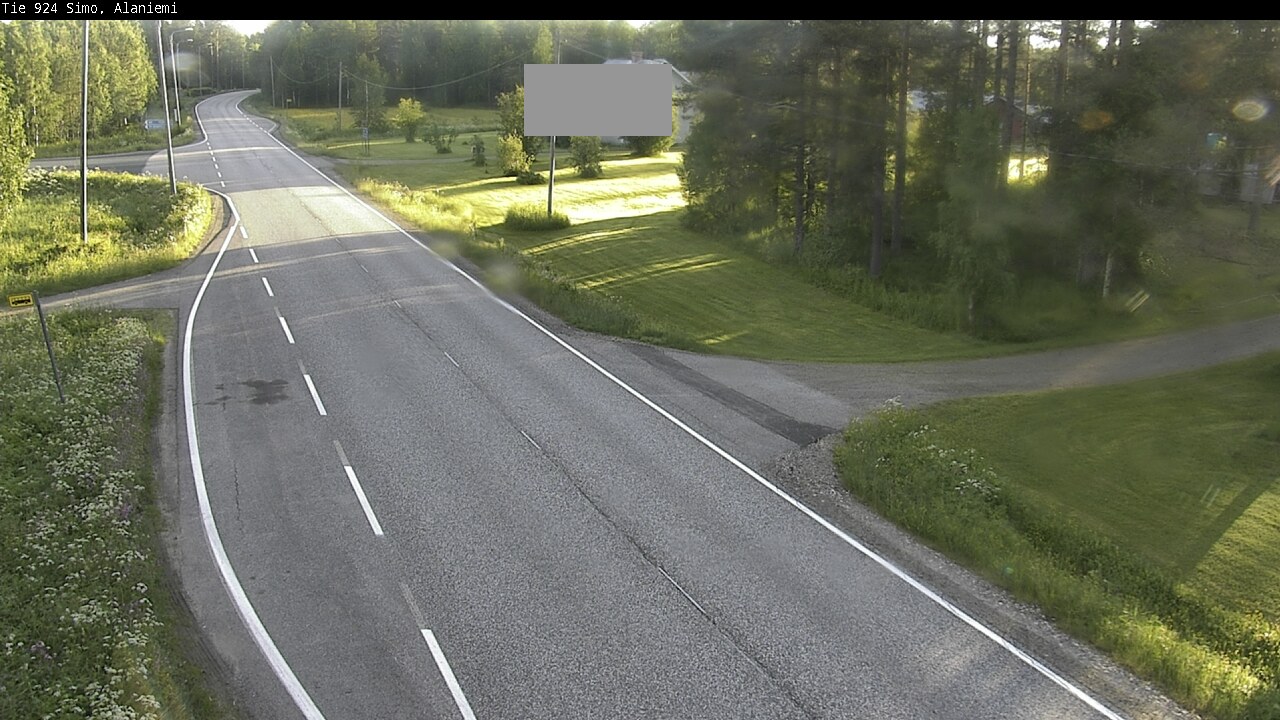 Weather Camera Image Väg 924 Simo, Alaniemi, Simo, Lappi