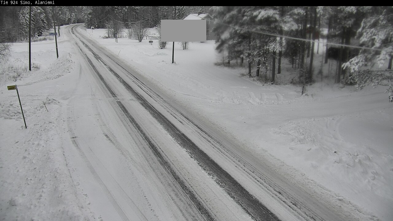 Weather Camera Image Road 924 Simo, Alaniemi, Simo, Lappi