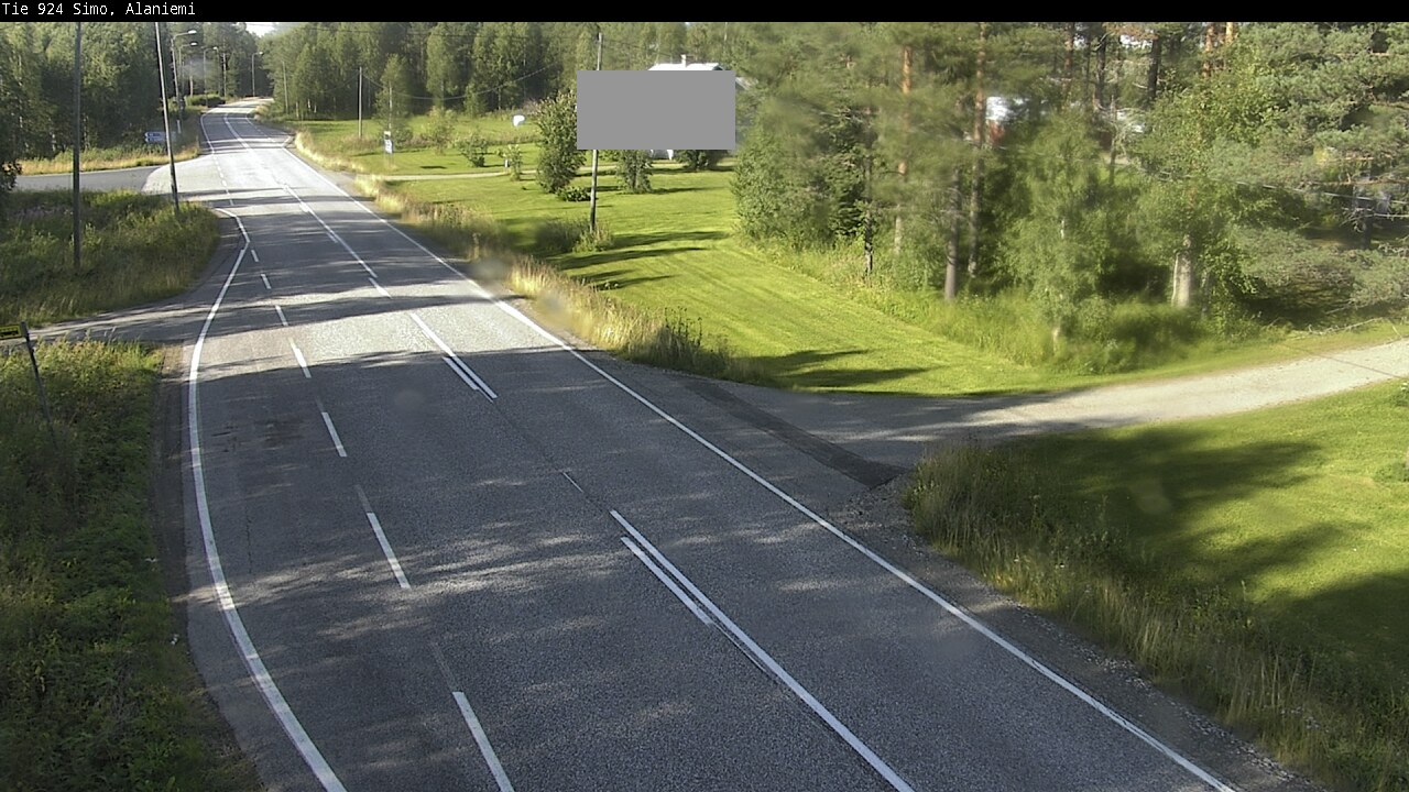 Kelikamerat Kuva Tie 924 Simo, Alaniemi, Simo, Lappi