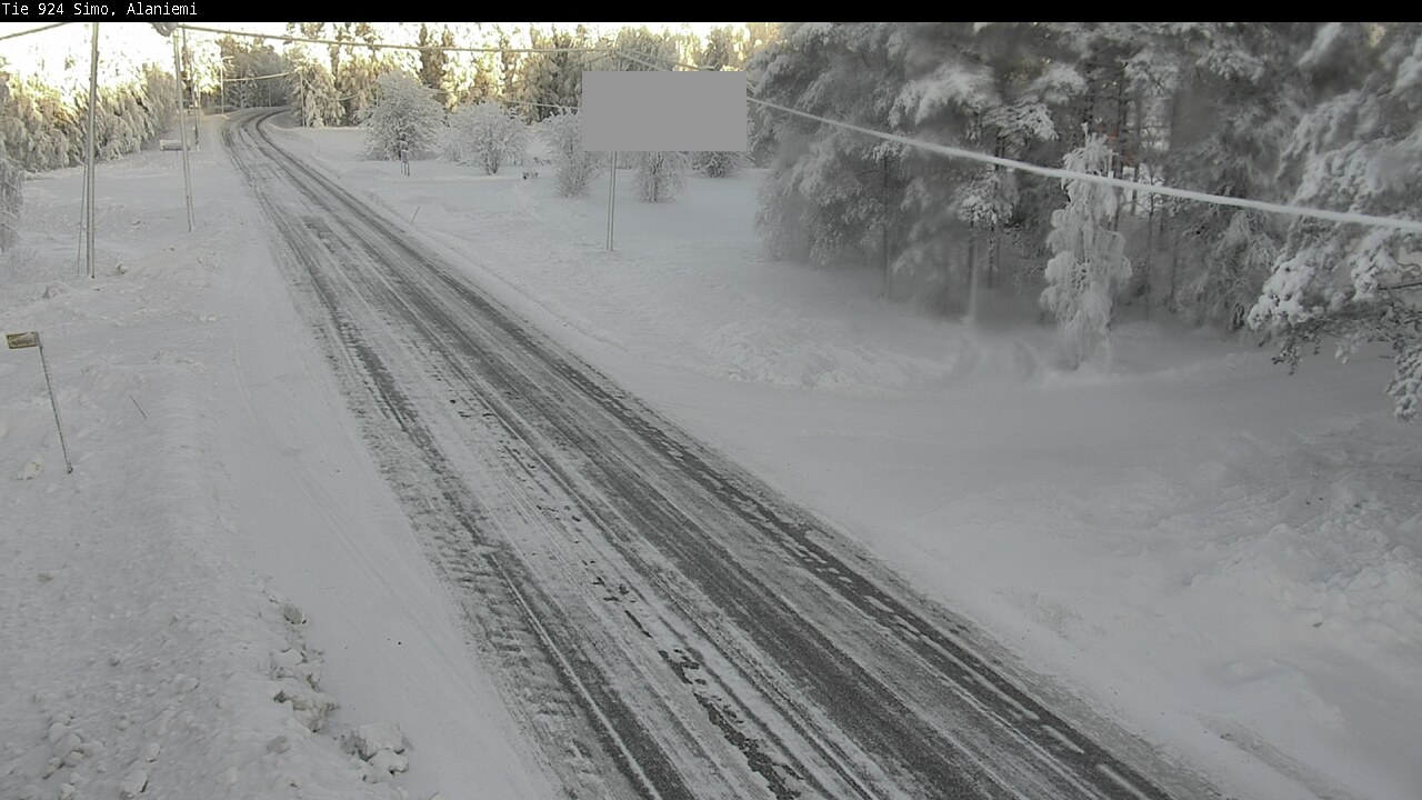 Kelikamerat Kuva Tie 924 Simo, Alaniemi, Simo, Lappi