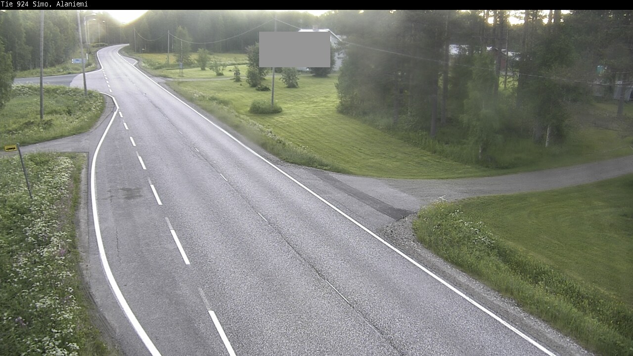 Weather Camera Image Väg 924 Simo, Alaniemi, Simo, Lappi