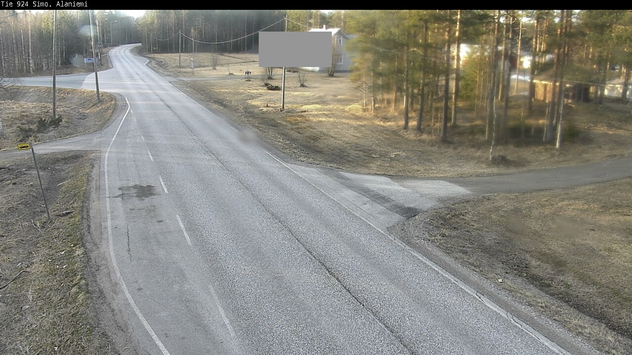 Weather Camera Image Väg 924 Simo, Alaniemi, Simo, Lappi