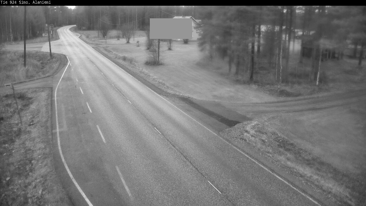 Kelikamerat Kuva Tie 924 Simo, Alaniemi, Simo, Lappi