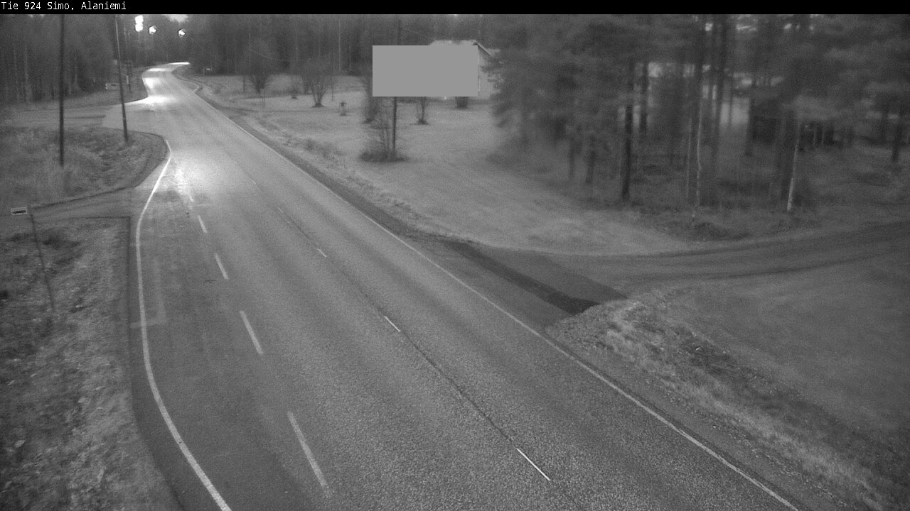 Kelikamerat Kuva Tie 924 Simo, Alaniemi, Simo, Lappi