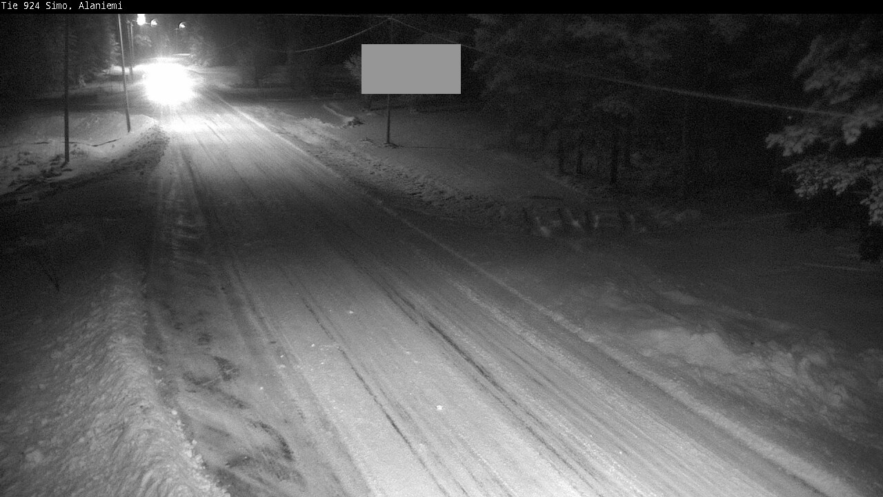 Kelikamerat Kuva Tie 924 Simo, Alaniemi, Simo, Lappi