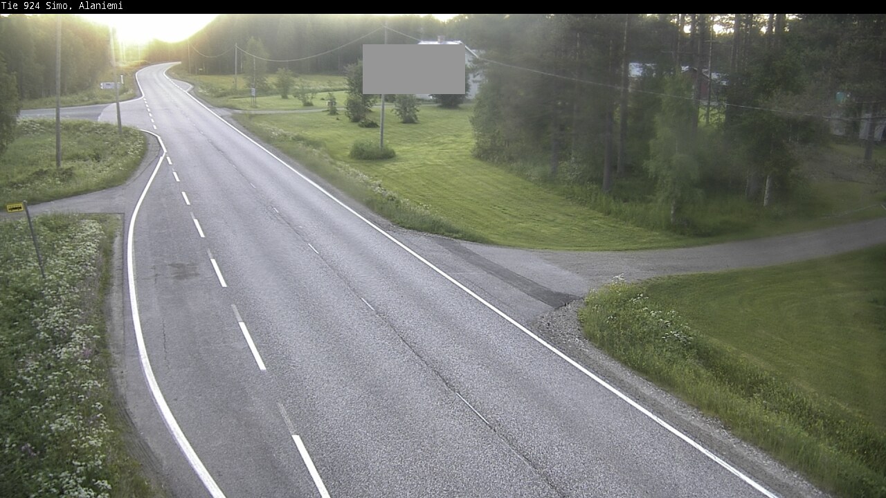 Weather Camera Image Väg 924 Simo, Alaniemi, Simo, Lappi