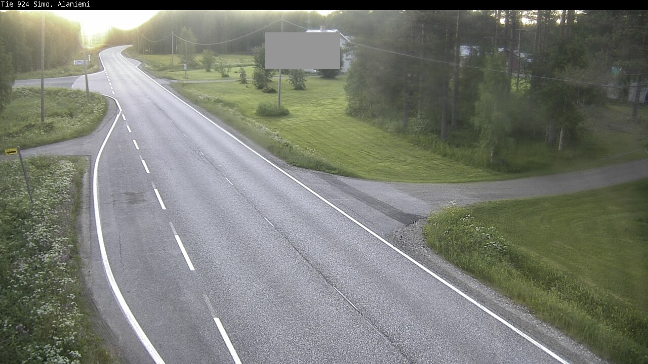 Weather Camera Image Väg 924 Simo, Alaniemi, Simo, Lappi