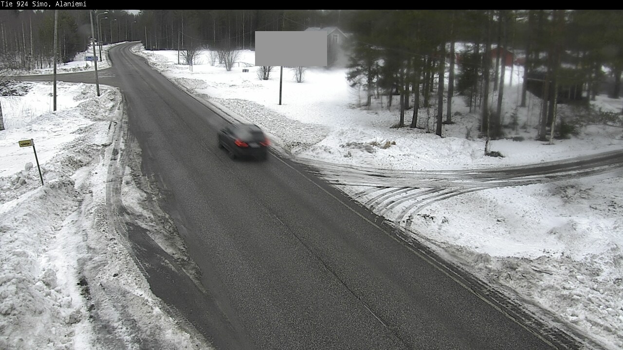 Kelikamerat Kuva Tie 924 Simo, Alaniemi, Simo, Lappi