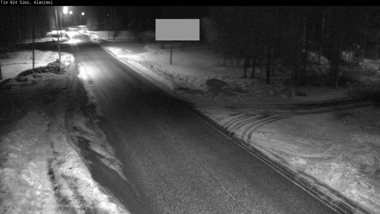 Kelikamerat Kuva Tie 924 Simo, Alaniemi, Simo, Lappi