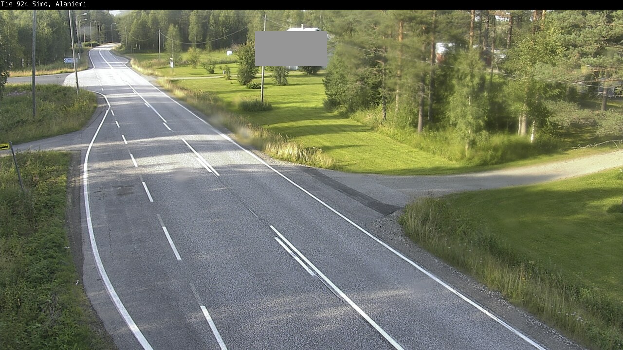 Kelikamerat Kuva Tie 924 Simo, Alaniemi, Simo, Lappi