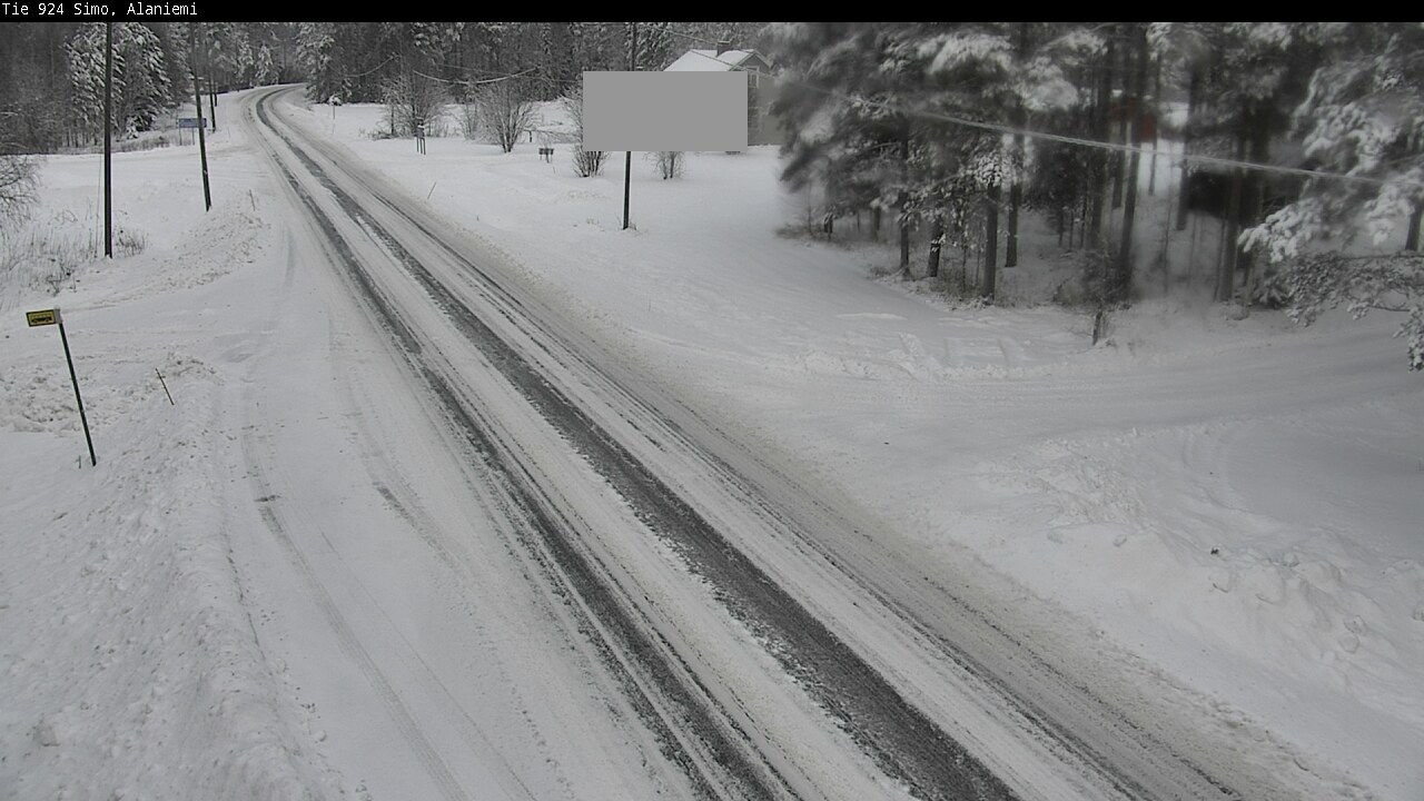 Weather Camera Image Road 924 Simo, Alaniemi, Simo, Lappi