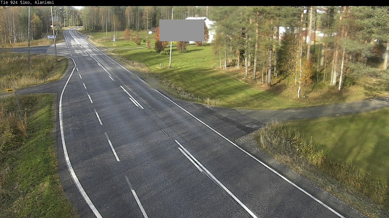 Kelikamerat Kuva Tie 924 Simo, Alaniemi, Simo, Lappi