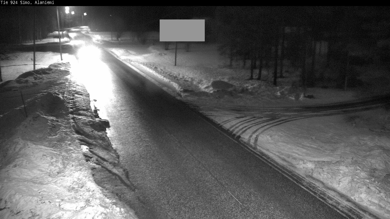 Kelikamerat Kuva Tie 924 Simo, Alaniemi, Simo, Lappi