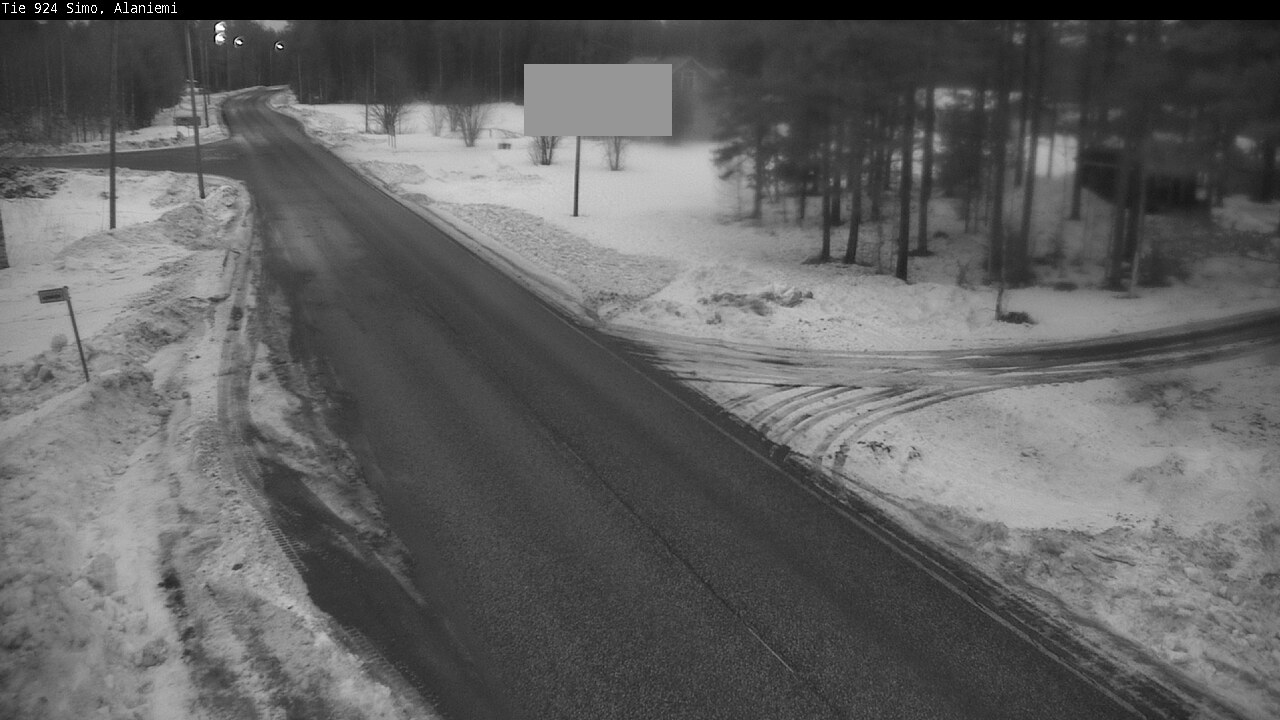 Kelikamerat Kuva Tie 924 Simo, Alaniemi, Simo, Lappi