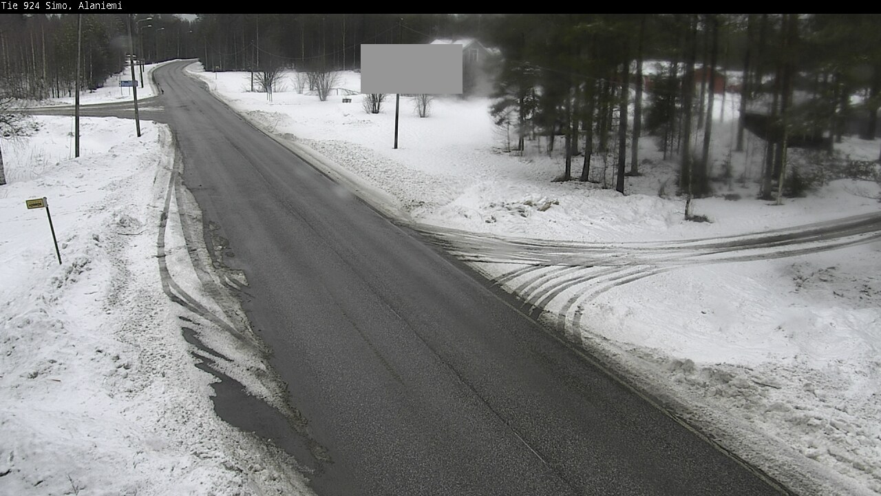 Kelikamerat Kuva Tie 924 Simo, Alaniemi, Simo, Lappi
