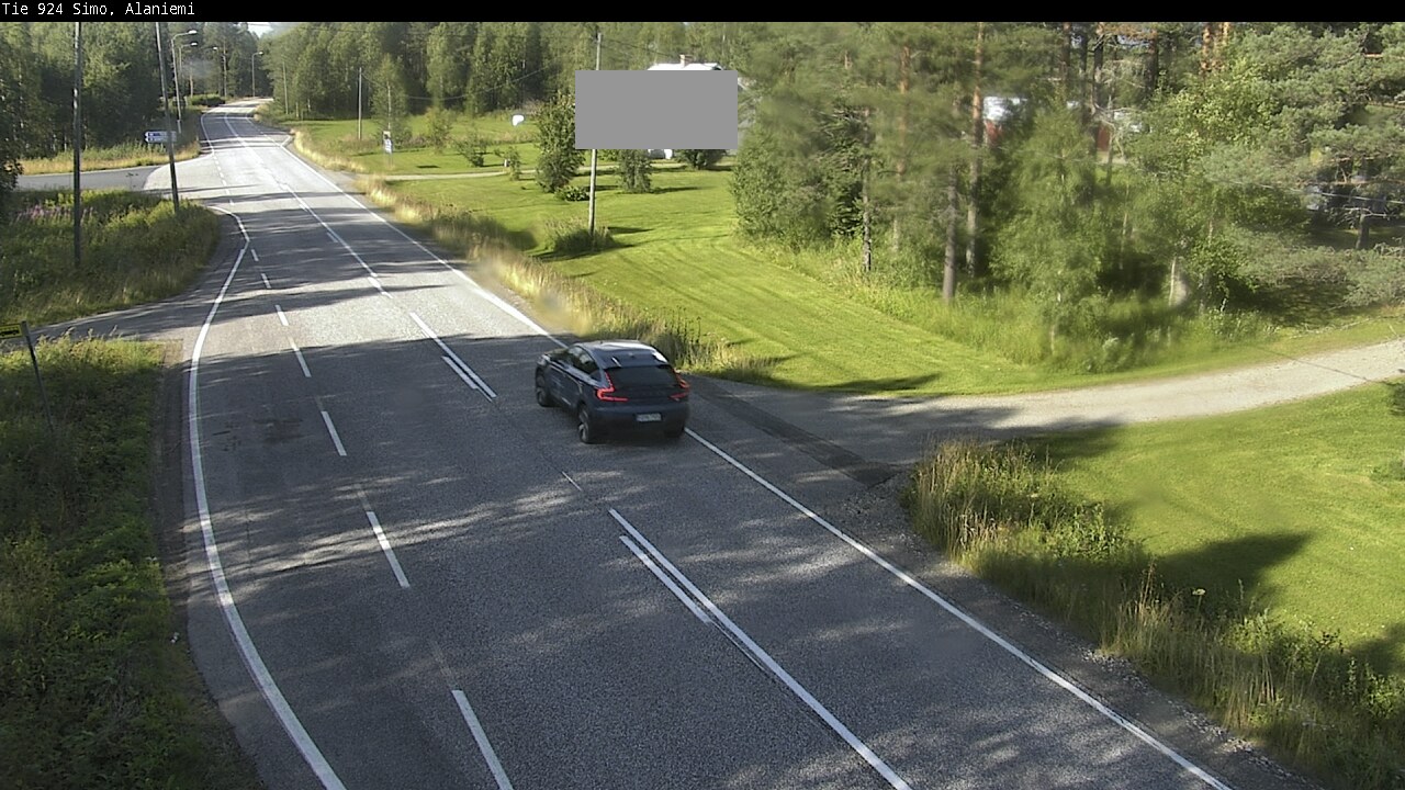 Kelikamerat Kuva Tie 924 Simo, Alaniemi, Simo, Lappi