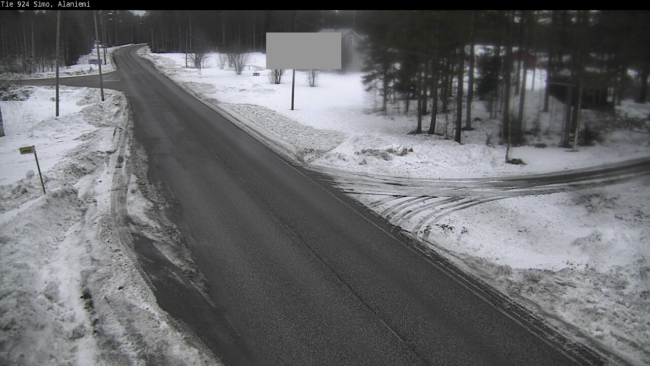 Kelikamerat Kuva Tie 924 Simo, Alaniemi, Simo, Lappi