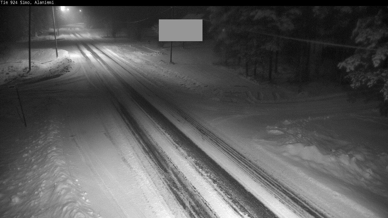 Weather Camera Image Väg 924 Simo, Alaniemi, Simo, Lappi
