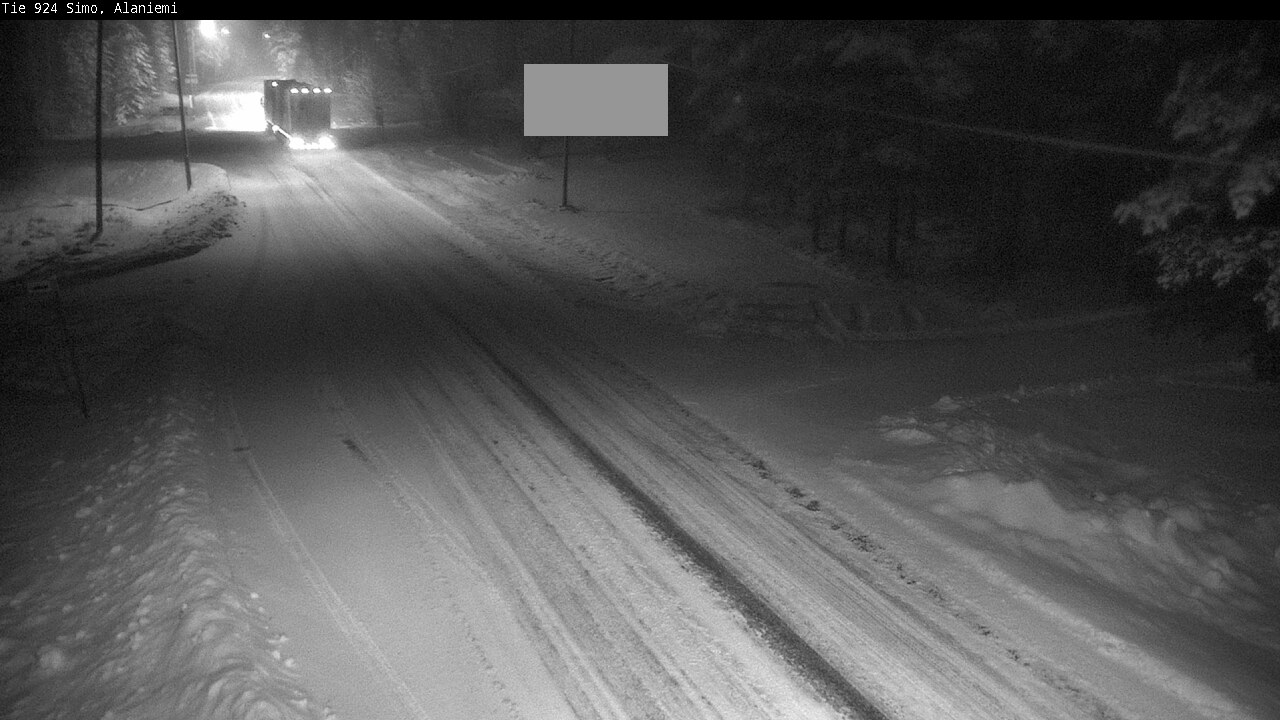 Weather Camera Image Road 924 Simo, Alaniemi, Simo, Lappi