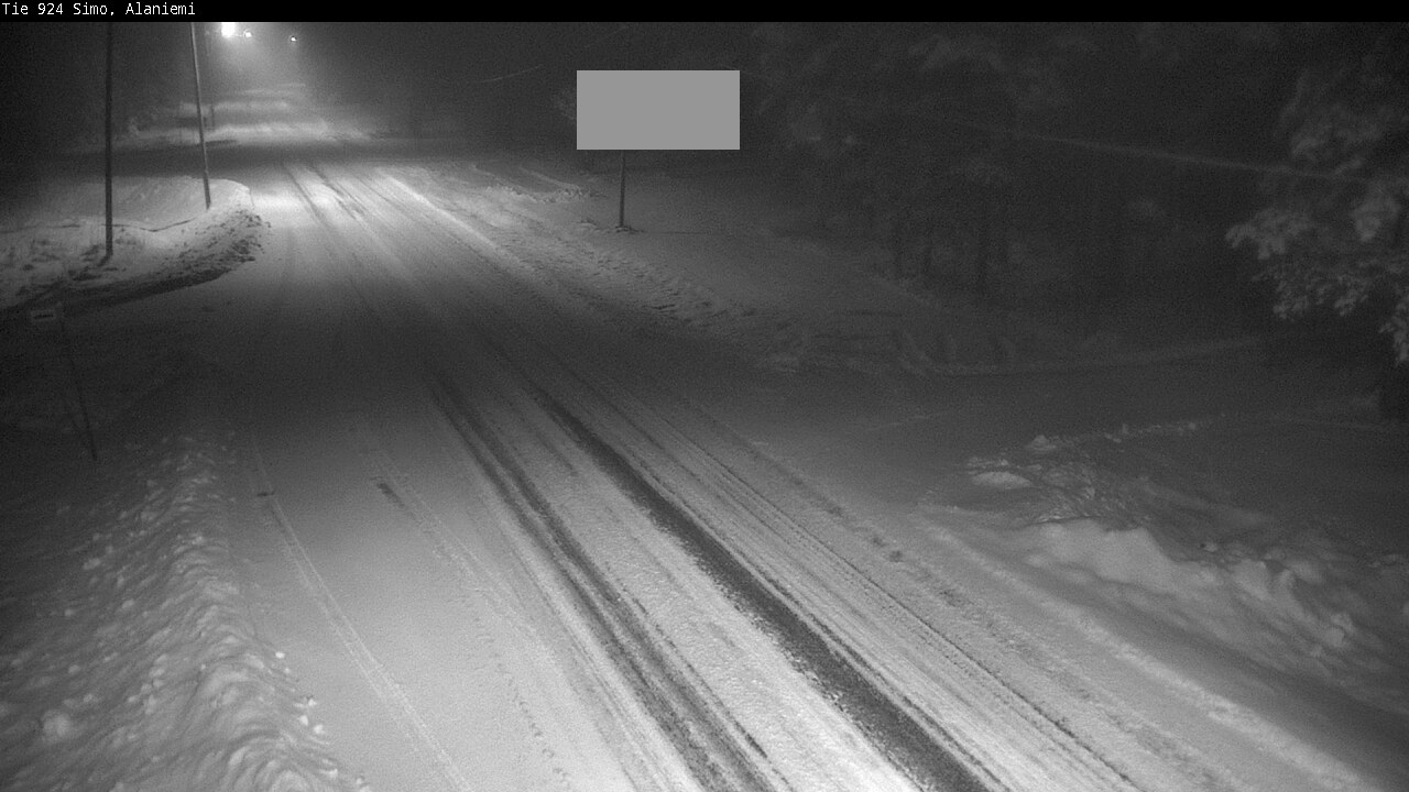 Weather Camera Image Road 924 Simo, Alaniemi, Simo, Lappi